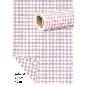 BOBINA PROPILENO OPACO CUADROS VICHY 70CM X 40 M PERLATO ROSA