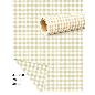BOBINA PROPILENO OPACO CUADROS VICHY 70CM X 40 M PERLATO VAINILLA