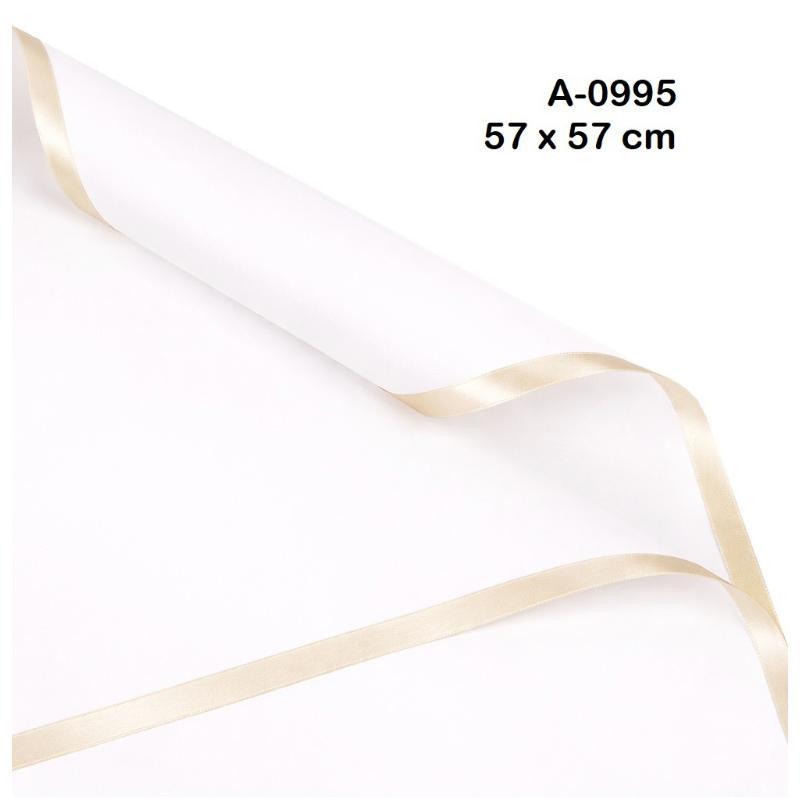 PAQ.20 LAMINAS DE POLIPROPILENO PAPEL COREANO 57X57 CM BLANCO