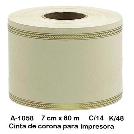 CINTA CORONA KDURA 7 CM X 100 BEIGE
