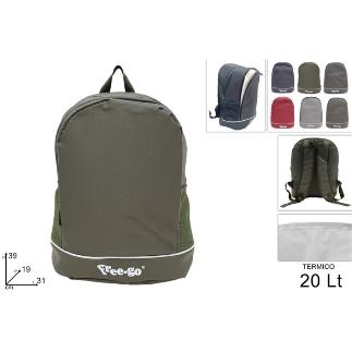 MOCHILA TERMICA 20 LT SURT EN VARIOS COLORES