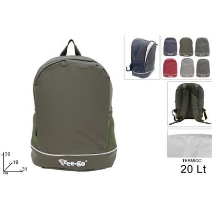 MOCHILA TERMICA 20 LT SURT EN VARIOS COLORES