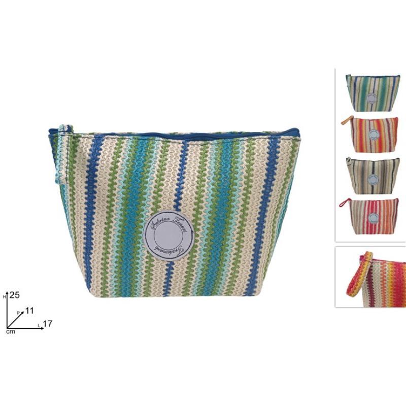 NECESER EFECTO PAJA RAYAS VERTICAL 4 COL