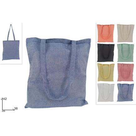 BOLSO POLYCOTTON 38X42 CM 8 COL