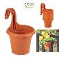MACETA BALCONERA ZEUS ARECA TERRACOTA