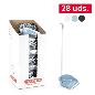 RECOGEDOR ANTIVUELCO CON GOMA 28 UD STD BAG