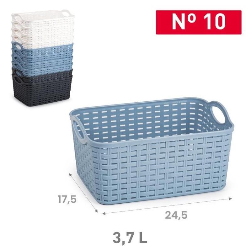 CESTO RATTAN Nº 10 3.7 L 17.5X24.5 CM SURT BAG