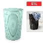 CESTO RATTAN REDONDO 51 L VERDE