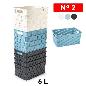 CESTA RATTAN Nº2 6 L 29X19.5 CM SURT BAG
