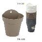 MACETA+PLATO DECO PARED 19 CM ARECA SURT FUTURE