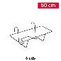SOPORTE JARDINERA 50 CM CAJA NEGRO