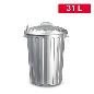 CUBO BASURA CITY 31 L PLATA