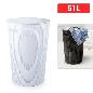 CESTO RATTAN REDONDO 51 L BLANCO