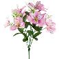 RAMO ASTROMELIA 10 TALLOS 42 CM ROSA