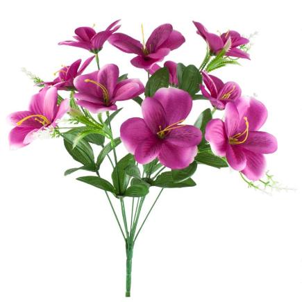 RAMO ASTROMELIA 10 TALLOS 42 CM MORADO