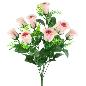 RAMO 9 CAPULLOS DE ROSAS 48 CM ROSA