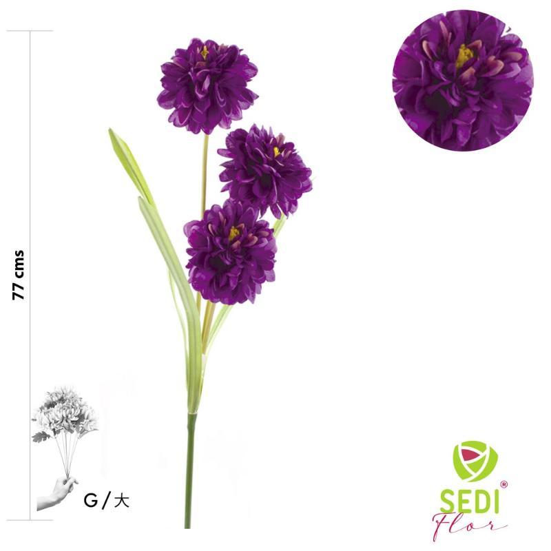 VARA DE 3 DALHIA 77 CM MORADO