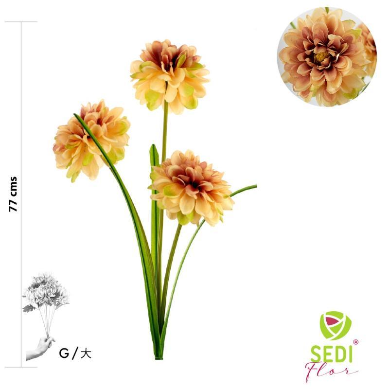 VARA DE 3 DALHIA 77 CM MIEL
