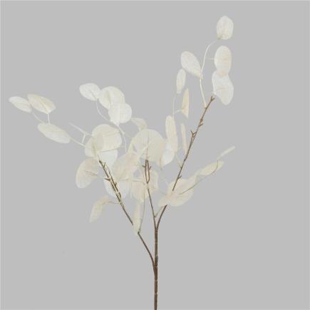 EUCALIPTO TRANSPARENTE X3 90 CM BLANCO