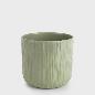 MACETA CERAMICA 13X14 CM VERDE
