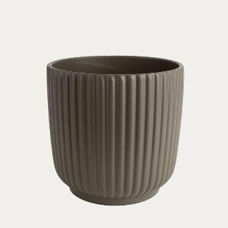 MACETA 18X18 CM GRIS