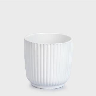 MACETA CERAMICA BLANCO 11X11 CM