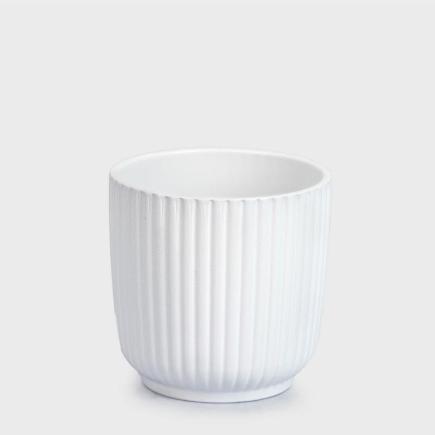 MACETA CERAMICA BLANCO 11X11 CM