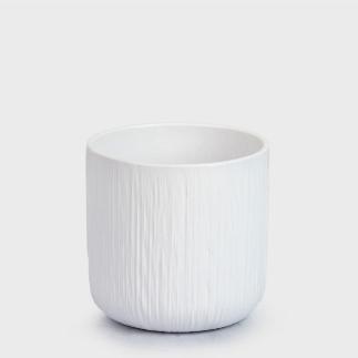MACETA CERAMICA BLANCO 11X11 CM