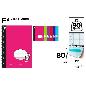 CUADERNO BASIC PP Fº 80 HOJAS 5 MM 90 G/