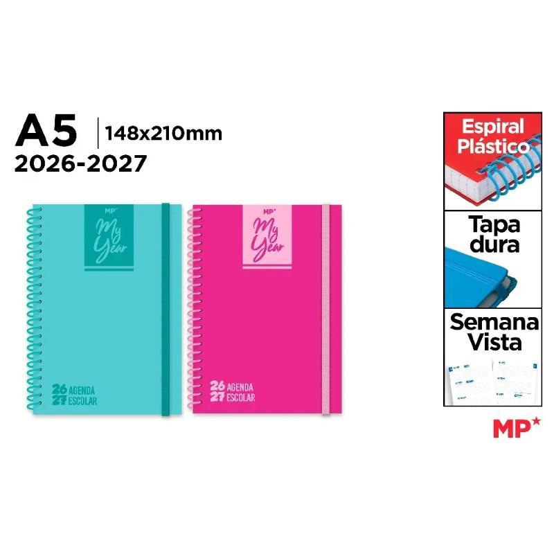 AGENDA ESCOLAR A5 SV TAPA DURA 26/27