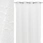 CORTINA FAUX LINEN RAYADO NEST BLANCO 140X260 CM