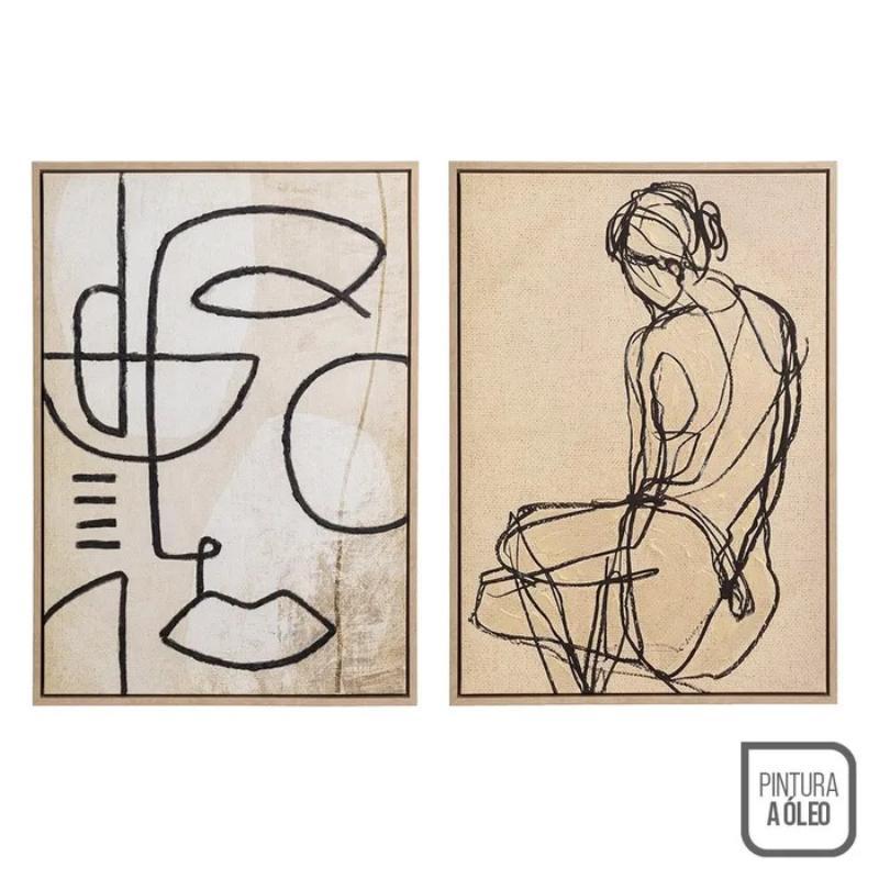 CUADRO 2/M LIENZO-MDF-PS 50X350X70 CM