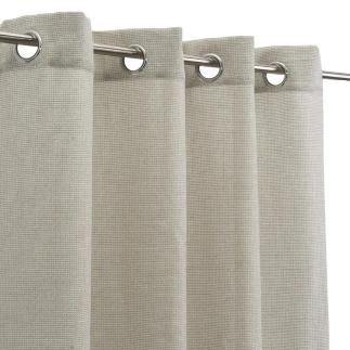 CORTINA FAUX COTTON TEÑIDO CUADRILE 140X260 CM