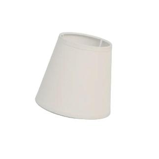 PANTALLA LAMPARA POLIESTER-PP BEIGE 13X9X12 CM