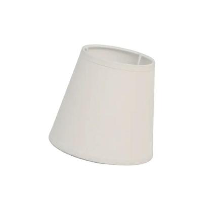 PANTALLA LAMPARA POLIESTER-PP BEIGE 13X9X12 CM