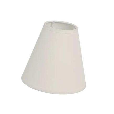 PANTALLA LAMPARA POLIESTER-PP BEIGE 16X8X15 CM