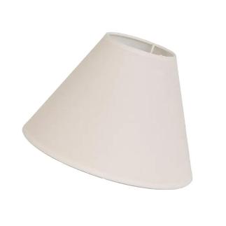 PANTALLA LAMPARA POLIESTER-PP BEIGE 25X10X18 CM