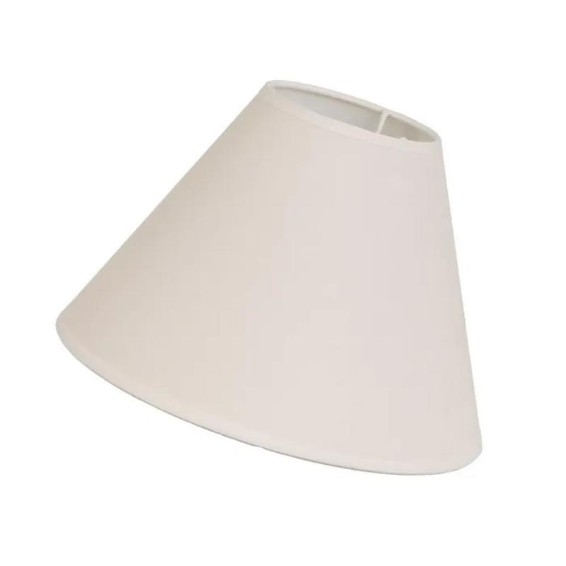 PANTALLA LAMPARA POLIESTER-PP BEIGE 25X10X18 CM
