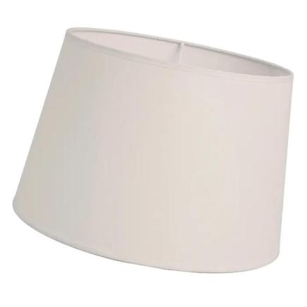 PANTALLA LAMPARA POLIESTER PP BEIGE 35X29X24 CM