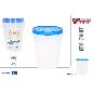 PK 2 FIAMBRERAS HERMETICAS AZUL ROSCA 1 L MAXHOME