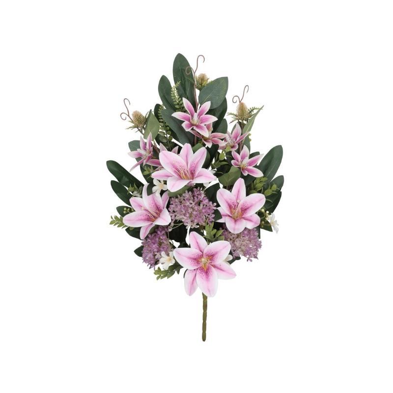 CONJUNTO LILIUM-ALLIUM X10-60 CM VIOLETA