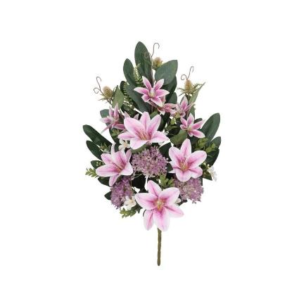 CONJUNTO LILIUM-ALLIUM X10-60 CM VIOLETA