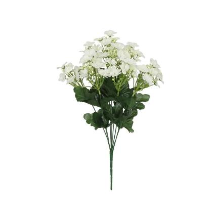RAMO VIOLETAS X9-45 CM BLANCO