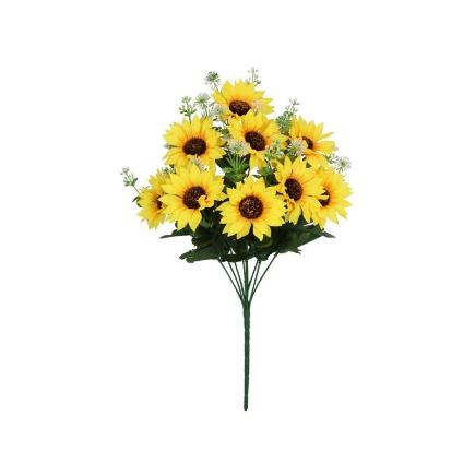 RAMO GIRASOL X9-44 CM AMARILLO