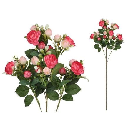 VARA RANUNCULUS X5 X20-72 CM ROSA