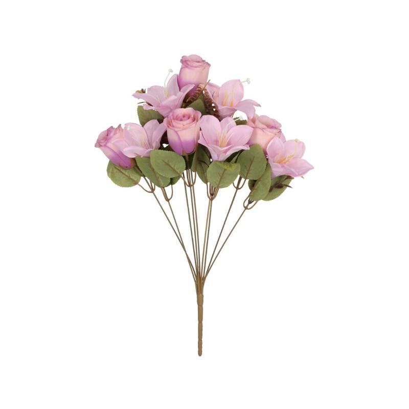 RAMO AZUCENA-CAPULLOS (A) X9-46 CM MALVA