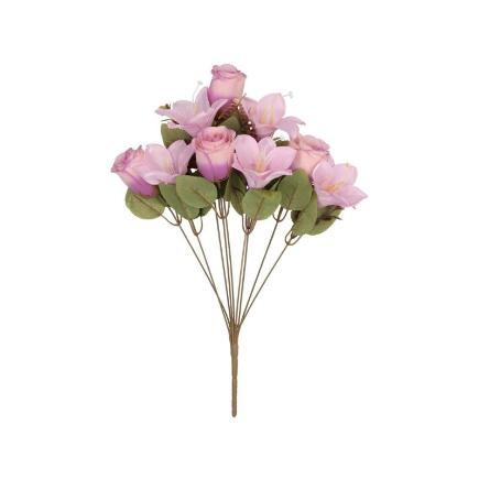 RAMO AZUCENA-CAPULLOS (A) X9-46 CM MALVA