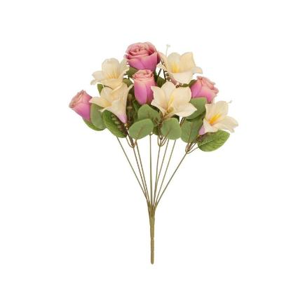 RAMO AZUCENA-CAPULLOS (A) X9-46 CM VIOLETA