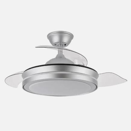 VENTILADOR DC ESPARTA MINI PLATA 59W 6980LM 91D 3A SP.D ESP.3000-4000-6000K
