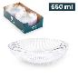 CUENCO CRISTALLO 18 CM 660 ML TRANSPARENTE